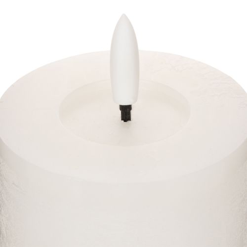 Bougie pilier LED, effet