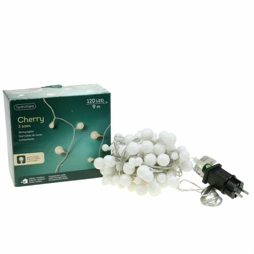 Article Guirlande lumineuse LED Cerise blanc chaud 9m 120LED
