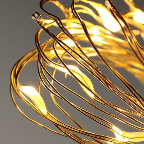 Article Guirlande lumineuse LED 20pcs pour batterie 2m blanc chaud 6 pcs