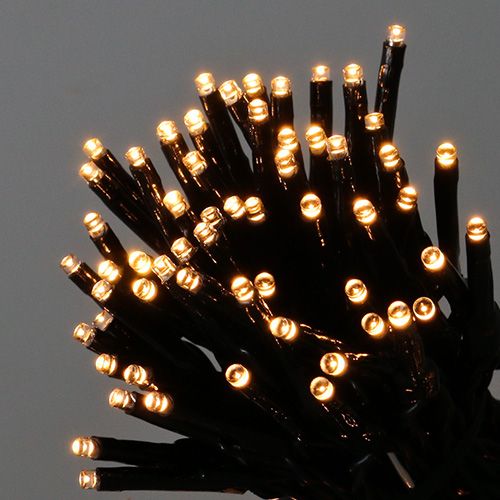 Guirlande lumineuse à riz LED 180s 13,5m noir/blanc chaud
