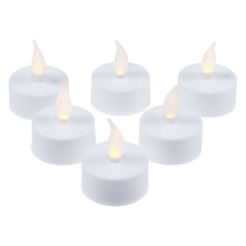 Article Bougies chauffe-plat LED bougies chauffe-plat avec télécommande Ø3,5cm 6 pcs