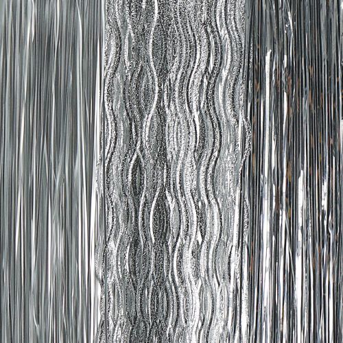 Floristik24 Bijoux de sapin de noël tinsel mix silver 50cm