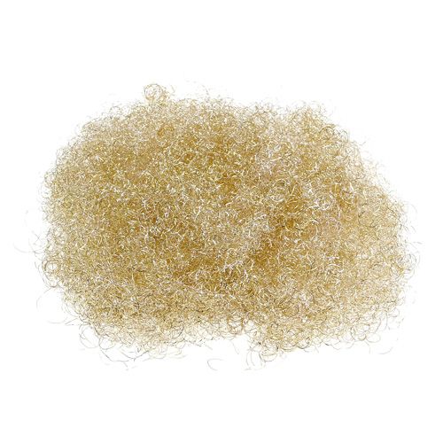 Floristik24 Guirlande frisée or-argent 50g