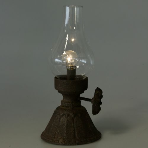 Lampe décorative antique Ø11.5cm H25cm | Floristik24.fr
