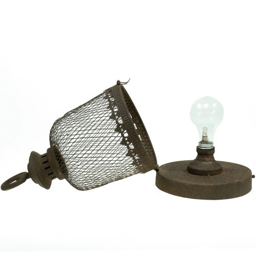 Floristik24 Lampe déco antique Ø16cm H29,5cm