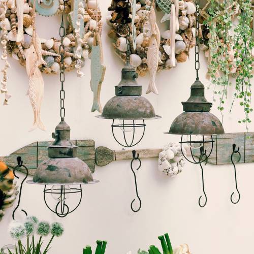 Floristik24 Lampe à suspendre antique Ø22cm H33cm
