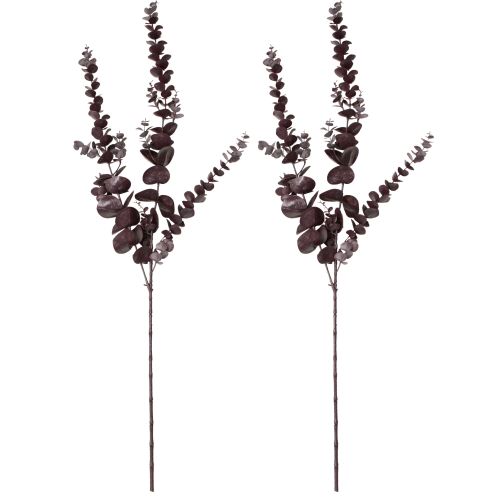 Article Longues branches d&#39;eucalyptus artificielles décoratives violet 103cm 2pcs