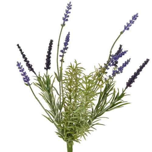 Article Décoration Lavande Bouquet de Plantes Artificielles Violet 36cm