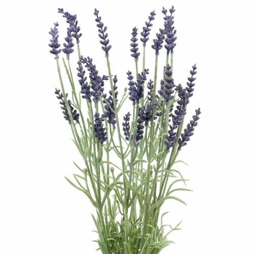Buisson de lavande artificiel violet 51cm