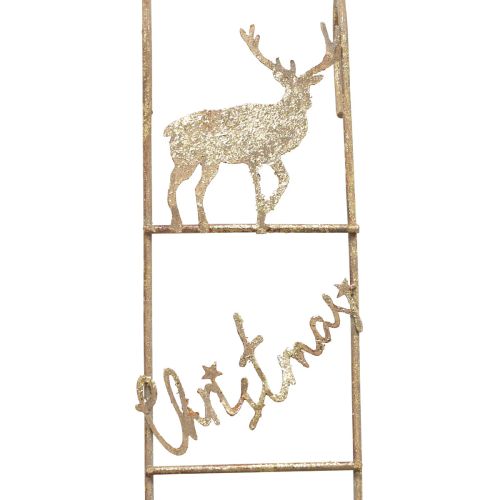 Article Décoration à suspendre Décoration de Noël cerf doré vintage 42,5×7×4cm