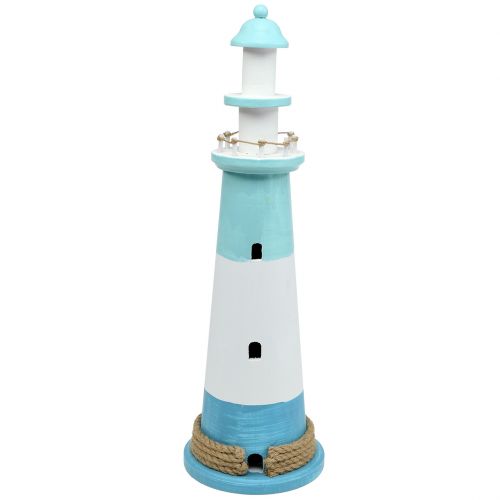 Floristik24 Phare Ø16cm H50.5cm Bleu