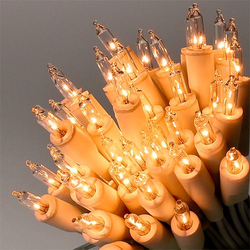 Floristik24 Guirlande lumineuse mini 35er 5,25m pour intérieur blanc / transparent