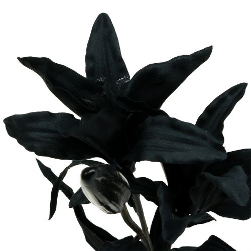 Article Fleur artificielle Lys noir 84cm