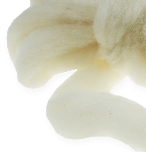 Article Fusible en laine 10m blanc