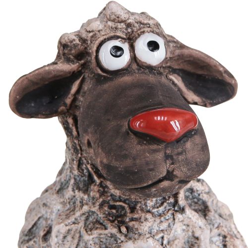 Article Mouton rigolo Pâques Figurine pour bord d'étagère 15cm 3pcs