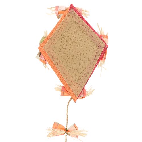Article Dragon décoratif amusant à suspendre orange 18 × 26 cm 2 pièces