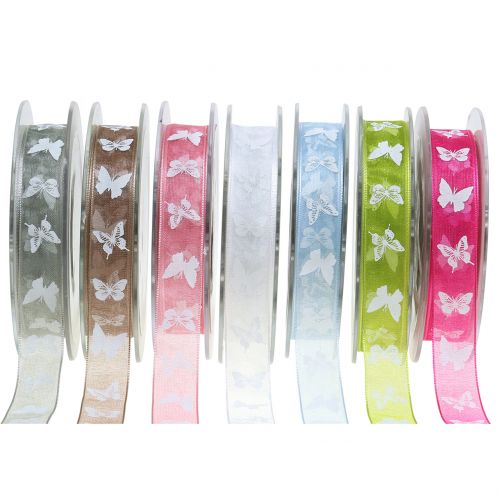 Article Ruban organza papillon 15mm 20m