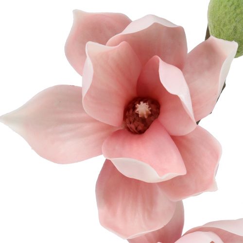 Floristik24 Magnolia artificiel rose clair 70cm