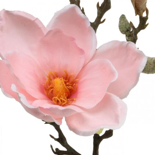 Magnolia rose décoration fleur artificielle Branche fleur artificielle H40cm