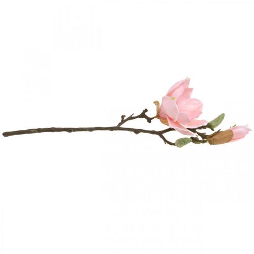 Article Magnolia rose fleur artificielle décoration branche de fleur artificielle H40cm