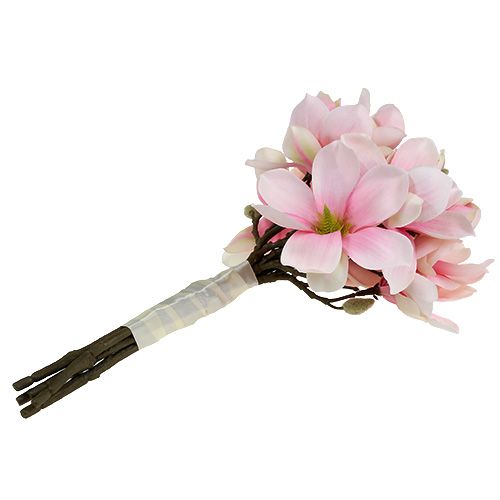 Floristik24 Bouquet de magnolia rose 40cm 5pcs