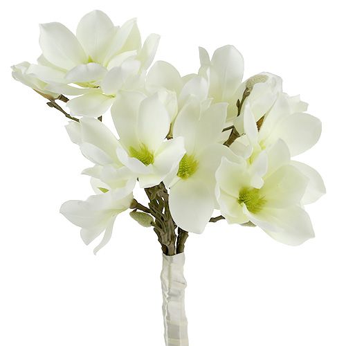 Article Bouquet de magnolia blanc 40cm 5 pcs