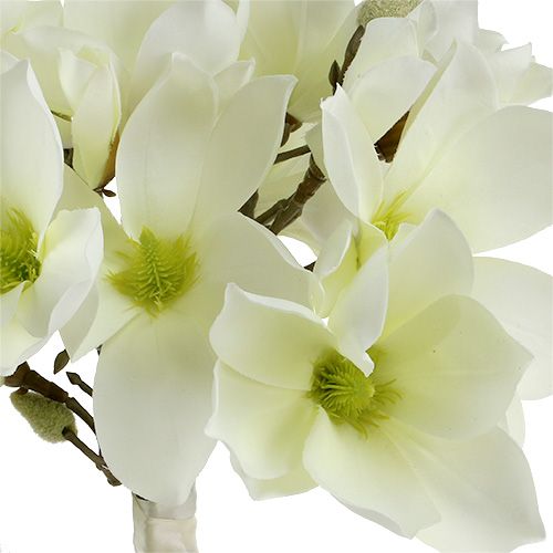 Article Bouquet de magnolia blanc 40cm 5pcs