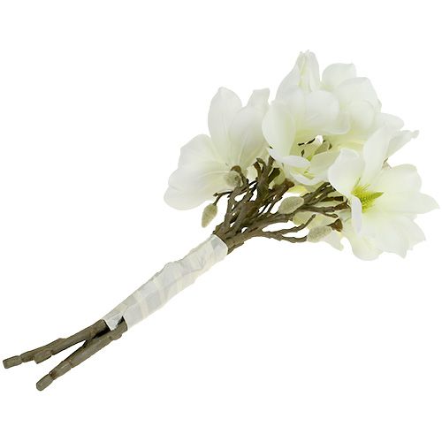 Article Bouquet de magnolia blanc 40cm 5 pcs