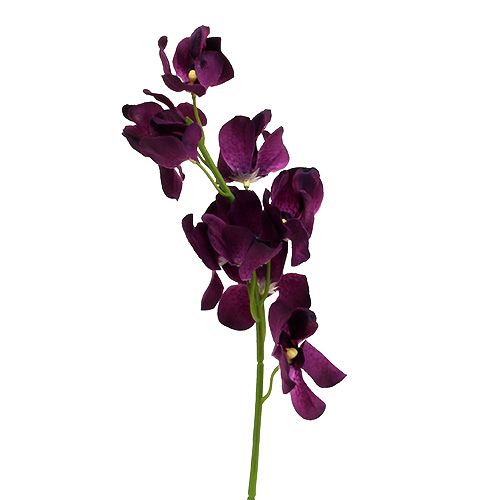 Orchidée Mokara violette 50cm artificielle 6pcs