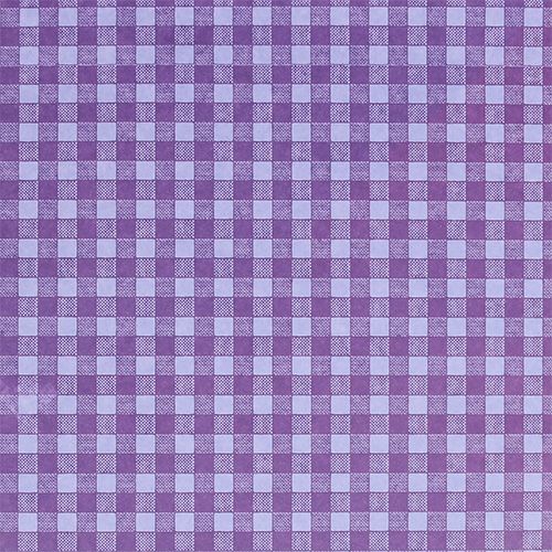 Article Manchettes en papier à carreaux violet 25 cm 100 m