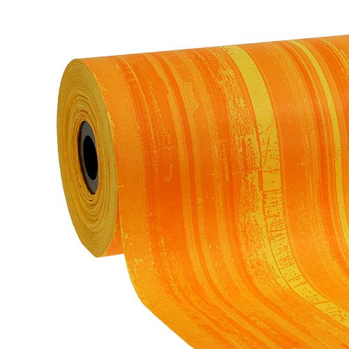 Article Papier manchette 25cm 100m jaune/orange