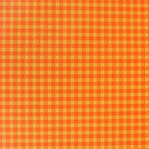 Article Papier manchette 25cm 100m carreaux orange