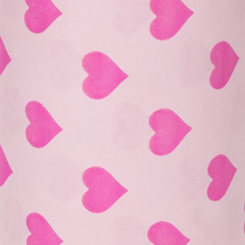 Manschette en papier rose avec