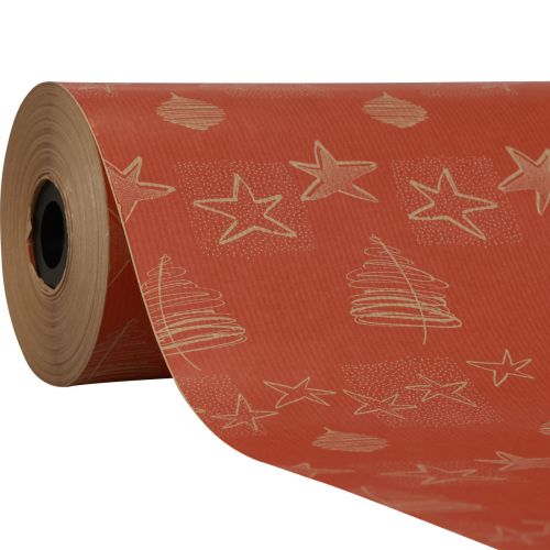 Papier manchette papier de soie papier étoiles rouges 25cm 100m