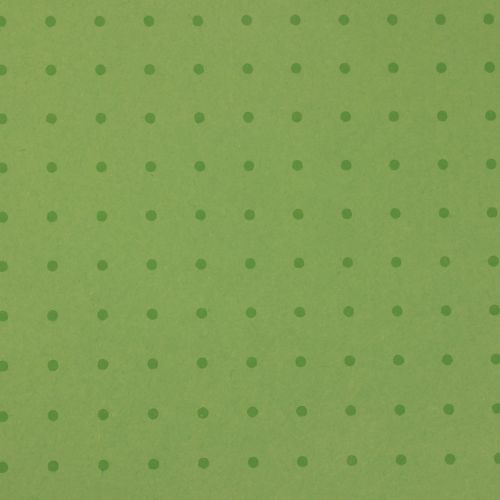 Floristik24 Papier manchette papier de soie pois verts 25cm 100m