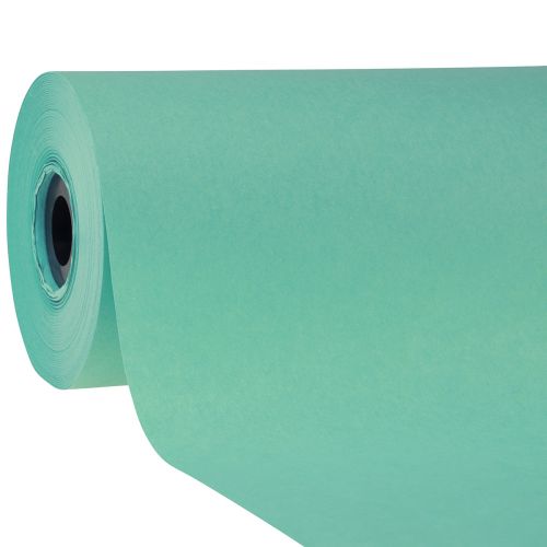 Floristik24 Papier manchette papier de soie large turquoise 37,5cm 100m