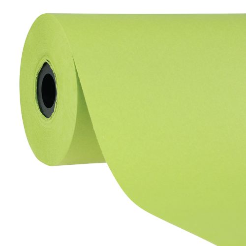 Papier manchette papier de soie large vert mousse 37,5cm 100m