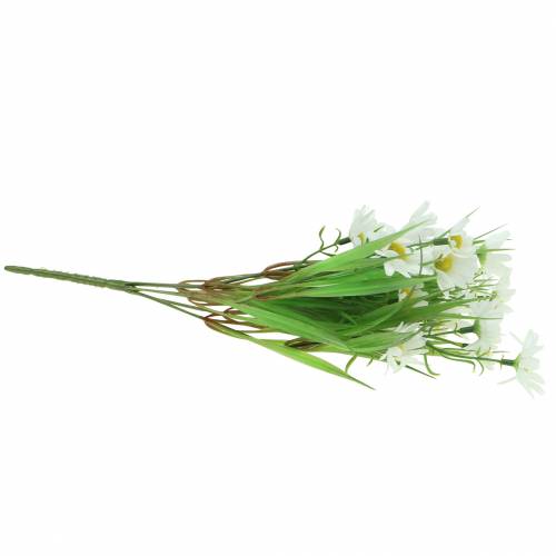 Floristik24 Bouquet de marguerites avec gazon décoratif 37cm