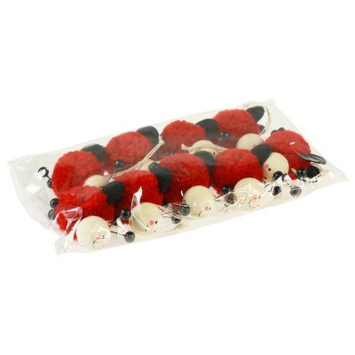 Article Décoration coccinelle pendentif coccinelle 5,5 cm 9 pcs