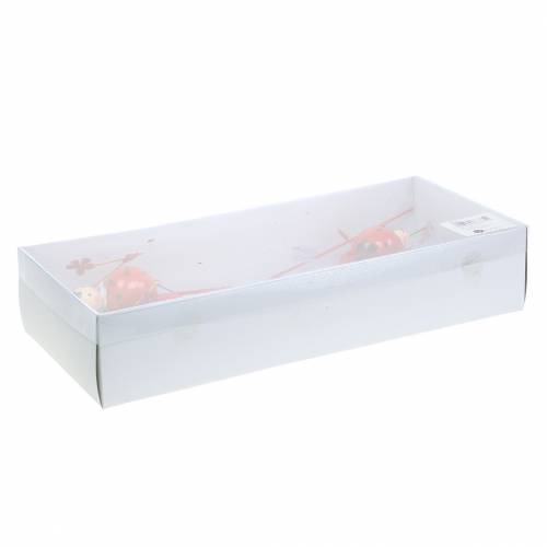 Floristik24 Plug déco coccinelle métal H35cm 3pcs