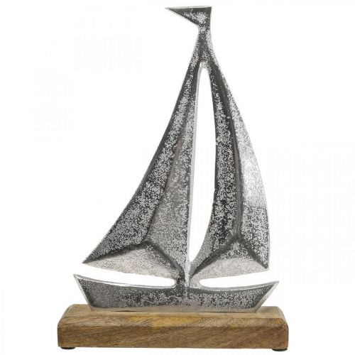 Floristik24 Décoration maritime, voilier déco métal, bateau déco H16,5cm