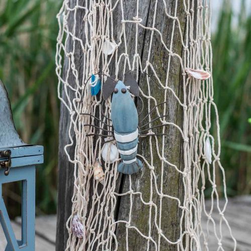 Floristik24 Filet de pêche avec épaves, décoration coquillage maritime, décoration murale L95cm l50cm