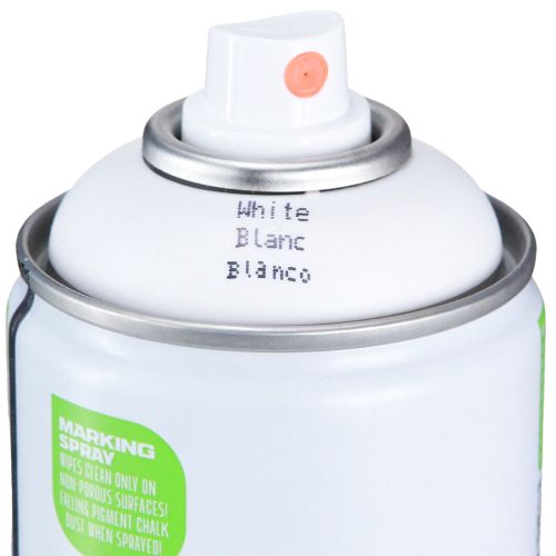 Article Spray de marquage craie blanc mat Montana 400 ml