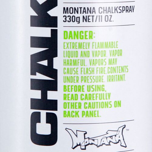 Article Spray de marquage craie blanc mat Montana 400 ml