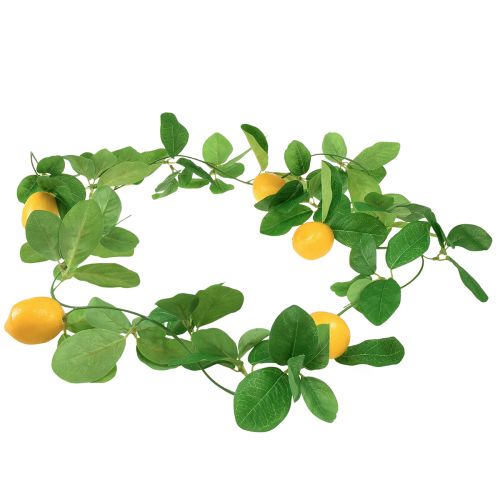 Floristik24 Guirlande décoration méditerranéenne décoration citron artificielle 165cm