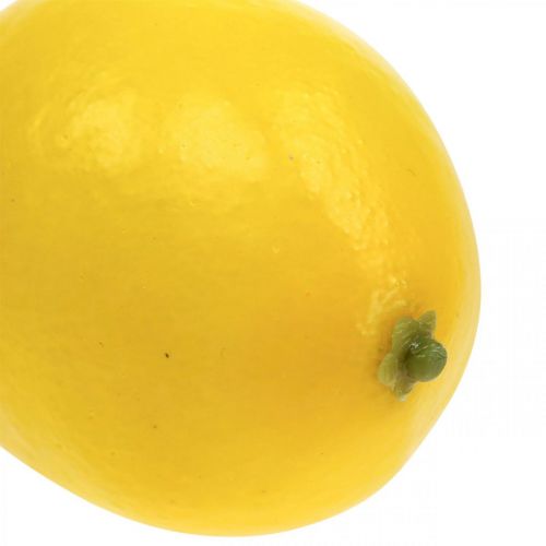 Article Citron décoratif méditerranéen Citron artificiel L6.5cm Ø5cm