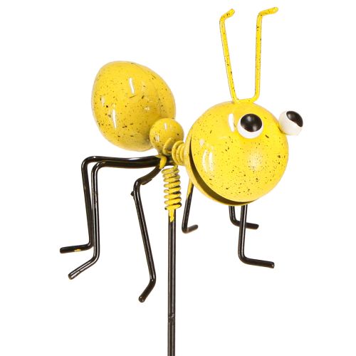 Article Décoration de jardin en métal Fourmi sur bâton Assortiment de 46 cm 4 pièces