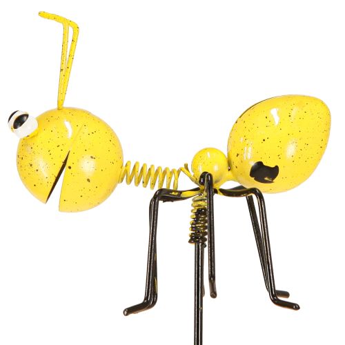 Article Décoration de jardin en métal Fourmi sur bâton Assortiment de 46 cm 4 pièces
