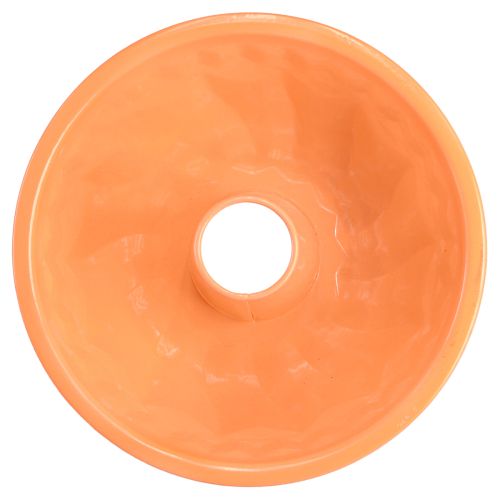 Article Moule à pâtisserie décoratif en métal Gugelhupf orange Ø23cm H12cm