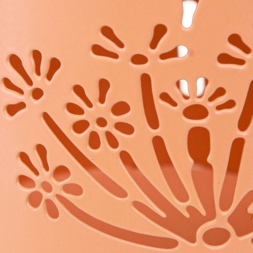 Article Arrosoir décoratif en métal avec pissenlit orange H12cm 2pcs